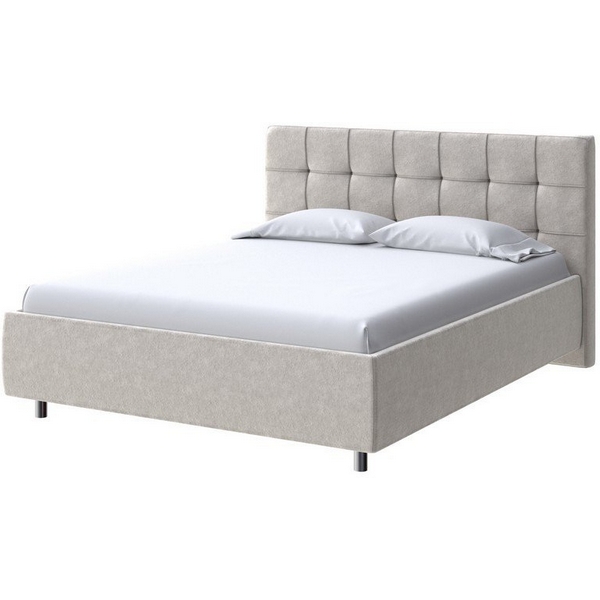 

PROxSON Кровать Nety без основания (Ткань: Велюр Gratta 1 Шампань) 160x190, Бежевый, Nety 2013523