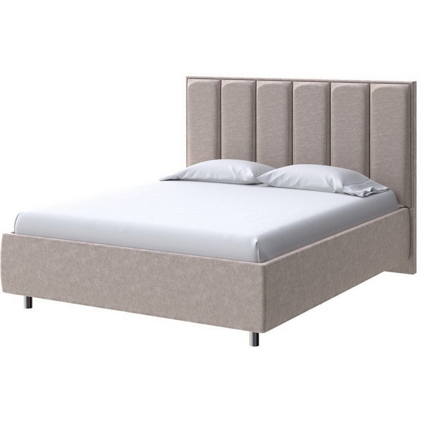 

PROxSON Кровать Routa без основания (Ткань: Велюр Gratta 2 Латте) 160x200, Коричневый, Routa 2013594