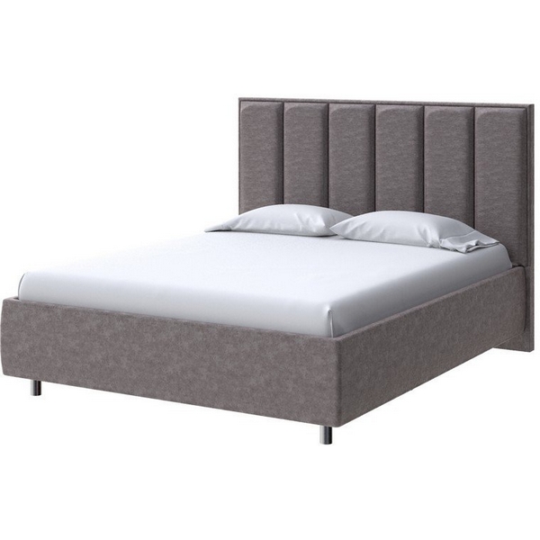 

PROxSON Кровать Routa без основания (Ткань: Велюр Gratta 7 Жареный миндаль) 90x190, Коричневый, Routa 2013657