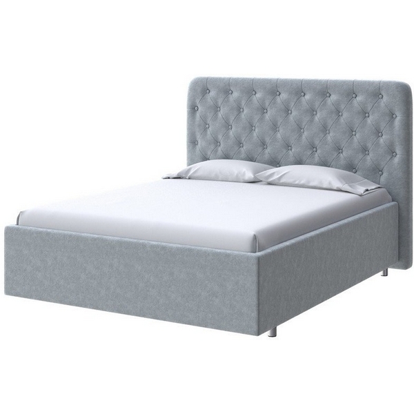 

PROxSON Кровать Classic Large (Ткань: Велюр Gratta 3 Утренний туман) 90x200, Серый, Classic Large 2014455