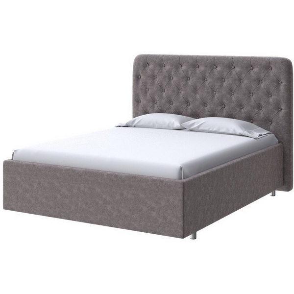 

PROxSON Кровать Classic Large (Ткань: Велюр Gratta 7 Жареный миндаль) 140x200, Коричневый, Classic Large 2014515