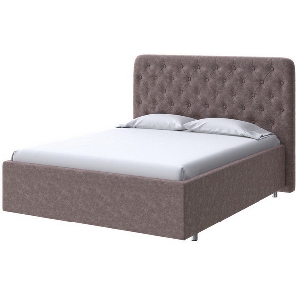 

PROxSON Кровать Classic Large (Ткань: Велюр Gratta 8 Брауни) 160x200, Коричневый, Classic Large 2014531