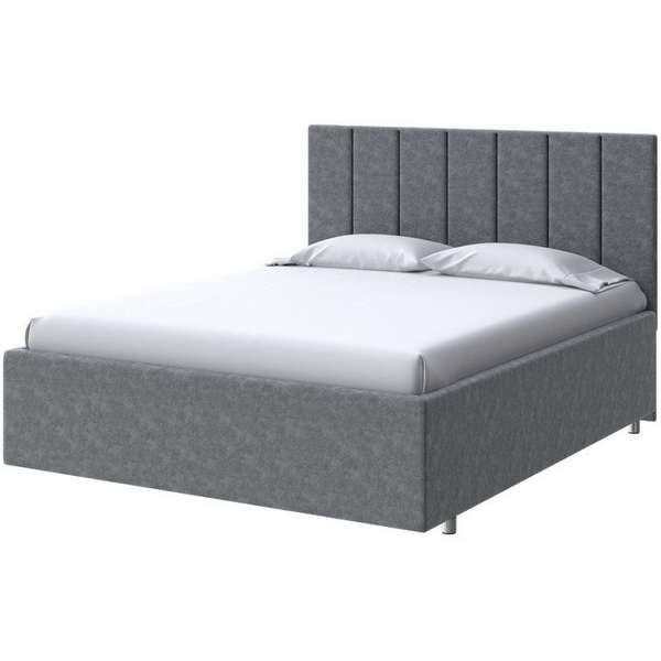 

PROxSON Кровать Modern Large (Ткань: Велюр Gratta 4 Серый космос) 80x190, Modern Large 2014578