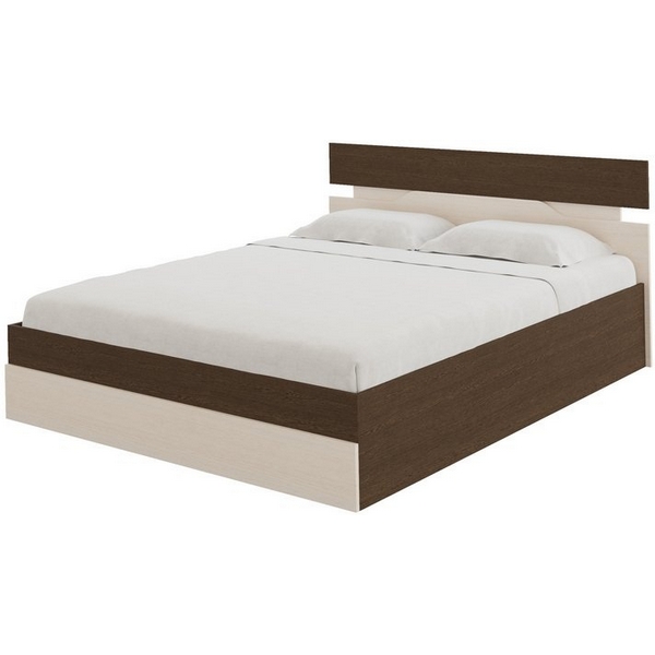 

Без бренда Кровать Milton с подъемным механизмом (ЛДСП Дуб Венге/Дуб Шамони светлый) 160x190 PROxSON, Черный, Milton 2015614