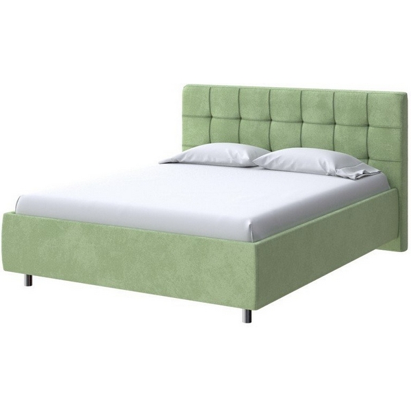 

PROxSON Кровать Nety без основания (Ткань: Велюр Casa Яблоневый) 140x190, Зеленый, Nety 2016043