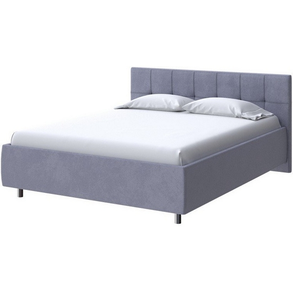 

PROxSON Кровать Diamo без основания (Ткань: Велюр Casa Благородный серый) 140x200, Diamo 2017418