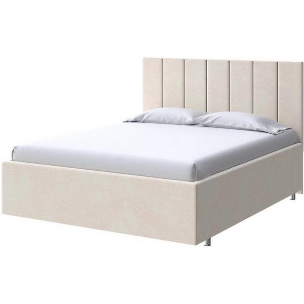 

PROxSON Кровать Modern Large (Ткань: Велюр Casa Сахарный) 160x200, Белый, Modern Large 2017557