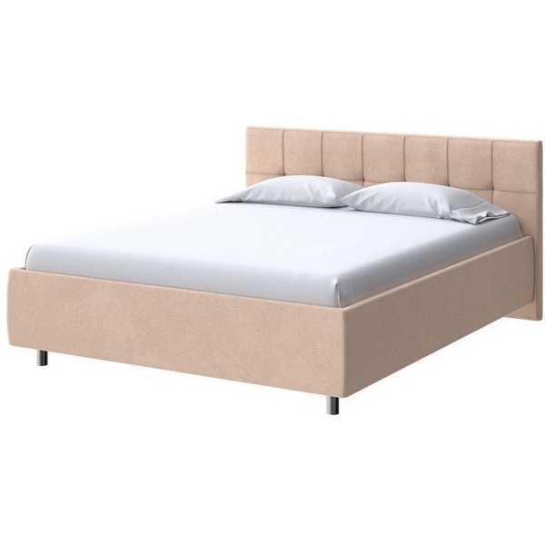 

PROxSON Кровать Diamo без основания (Ткань: Велюр Casa Бежевый) 120x190, Diamo 2018037