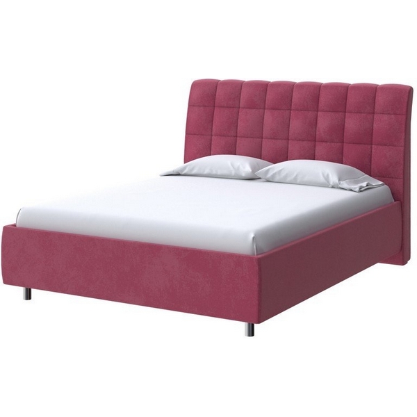 

PROxSON Кровать Volumo без основания (Ткань: Велюр Casa Винный) 120x200, Красный, Volumo 2018431
