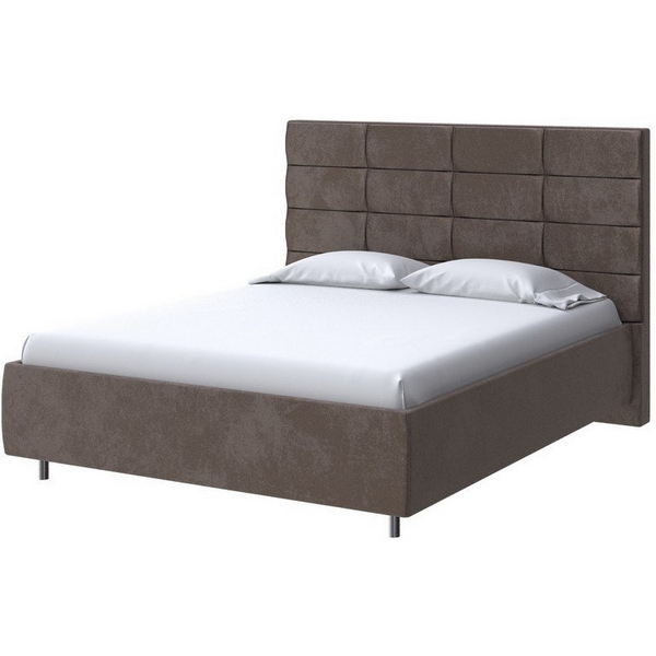 

PROxSON Кровать Shapy без основания (Ткань: Велюр Casa Кофейный) 80x200, Коричневый, Shapy 2018719