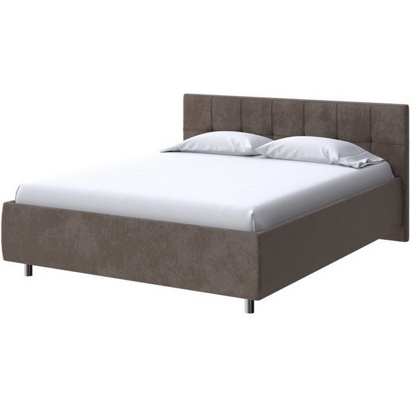 

PROxSON Кровать Diamo без основания (Ткань: Велюр Casa Кофейный) 120x190, Коричневый, Diamo 2018731