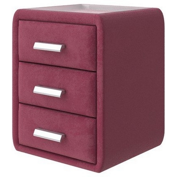

PROxSON Тумба Soft Mebel (Ткань: Велюр Casa Винный) 51x48, Soft Mebel 2019656