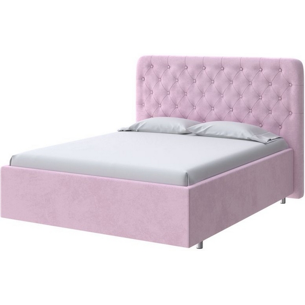 

PROxSON Кровать Classic Large (Ткань: Велюр Teddy Розовый фламинго) 160x190, Classic Large 2022529