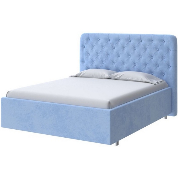 

PROxSON Кровать Classic Large (Ткань: Велюр Teddy Небесно-голубой) 160x200, Синий, Classic Large 2022687