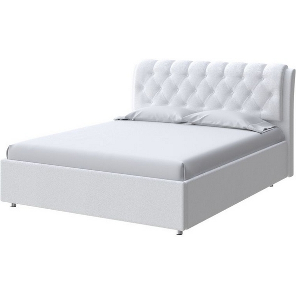 

PROxSON Кровать Chester (Ткань: Велюр Teddy Снежный) 80x200, Белый, Chester 2022797