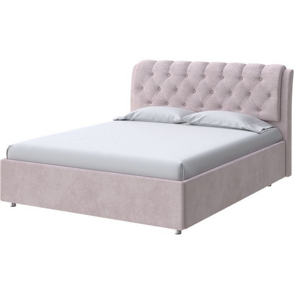 

PROxSON Кровать Chester (Ткань: Велюр Teddy Лунный) 160x200, Серый, Chester 2022815