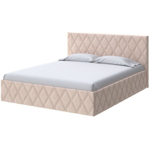 

PROxSON Кровать Fresco (Ткань: Велюр Teddy Тауп) 80x200, Серый, Fresco 2023065