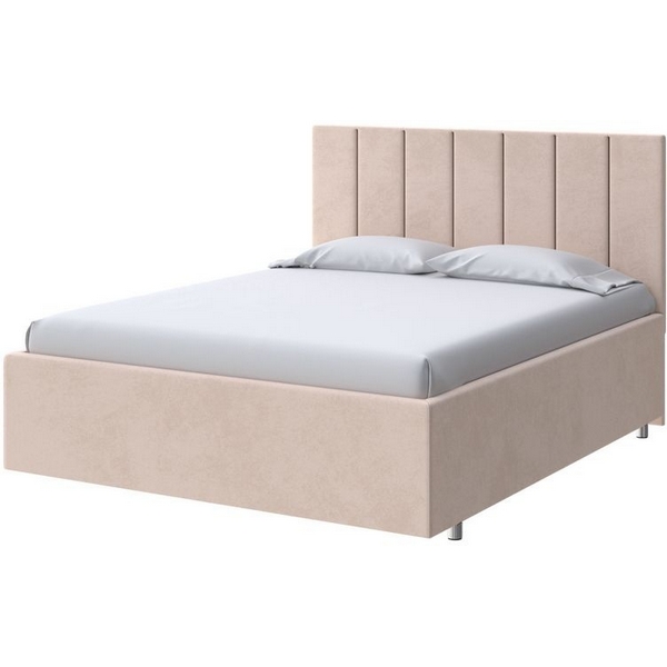 

PROxSON Кровать Modern Large (Ткань: Велюр Teddy Тауп) 200x200, Серый, Modern Large 2023311