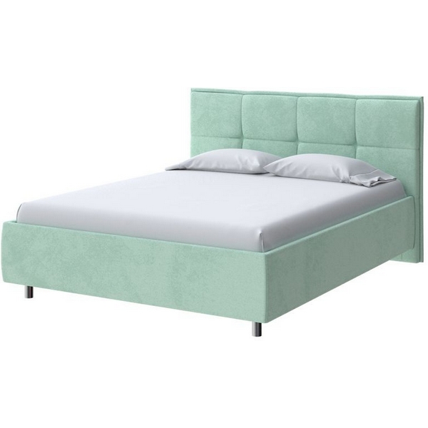 

PROxSON Кровать Lino без основания (Ткань: Велюр Teddy Мятный) 140x200, Зеленый, Lino 2023401
