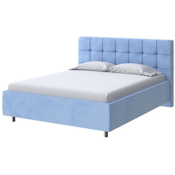 

PROxSON Кровать Nety без основания (Ткань: Велюр Teddy Небесно-голубой) 140x200, Синий, Nety 2023644