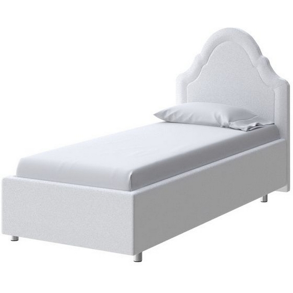 

PROxSON Кровать Эльза (Ткань: Велюр Teddy Снежный) 90x200, Белый, Эльза 2024726