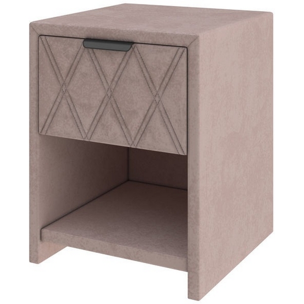 Изображение товара Тумба прикроватная PROxSON Side 45x44 см велюр Teddy Шоколадный бисквит