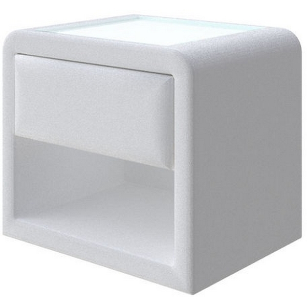 

Тумба Cube (Ткань: Велюр Teddy Снежный) PROxSON 52x41 2031691, Белый, Cube 2031691
