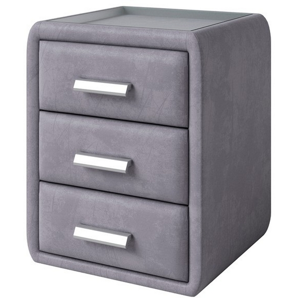 

Тумба Soft Mebel (Ткань: Микровелюр Manhattan Стальной) PROxSON 51x48 2049900, Серый, Soft Mebel 2049900