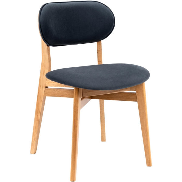 

Стул Rasmus Diag grey/нат.бук R-Home арт.400017102h, Серый, 400017102h