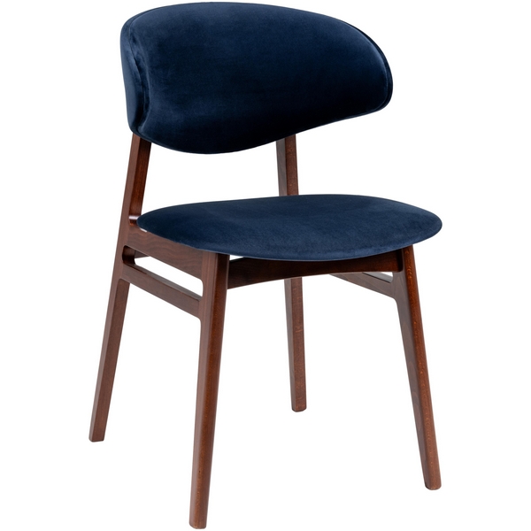 

Стул Calipso Wood /blue R-Home арт.400019110h_т.орех, Синий, 400019110h_т.орех