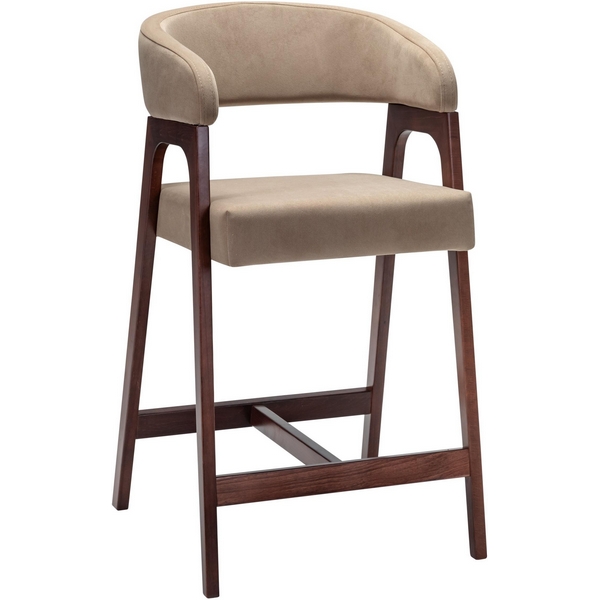 

Кресло полубарное Baxter Beige/т.орех R-Home арт.400216220h_diagbeige_nut, Бежевый, 400216220h_diagbeige_nut