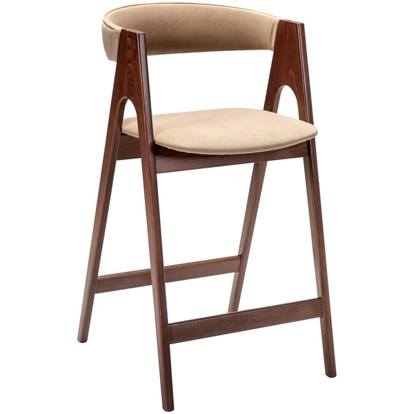 

Кресло полубарное Kaede Beige/Темный орех R-Home арт.400217320h_diagbeige_nut, Бежевый, 400217320h_diagbeige_nut