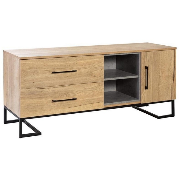 

ТВ-тумба R-Home Loft Дуб натур/Бетон, Бежевый, 4003602h_Натур