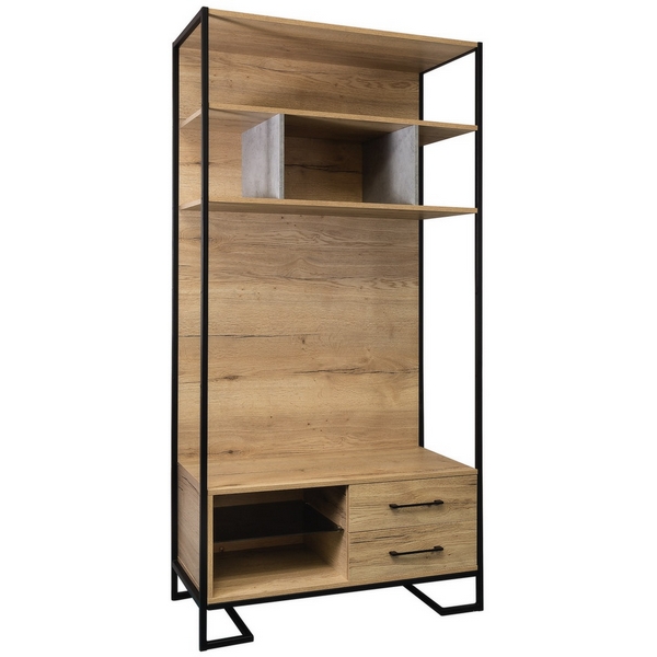 

Стеллаж R-Home Loft Дуб натур под ТВ, Бежевый, Loft 4009290h_Натур