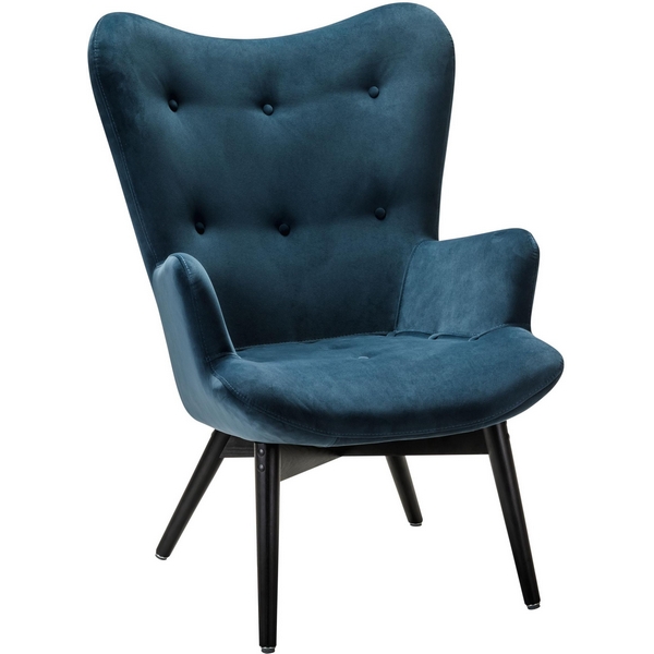 

Кресло Хайбэк синий/венге R-Home арт.4101060120h_Blue_венге, 4101060120h_Blue_венге