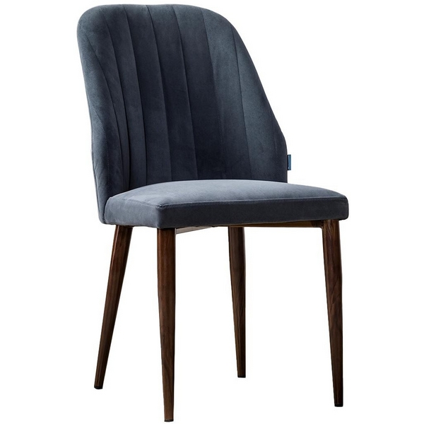 

Стул R-Home Alen Diag grey_т. орех, Серый, 410127152h_Diag grey_т.орех