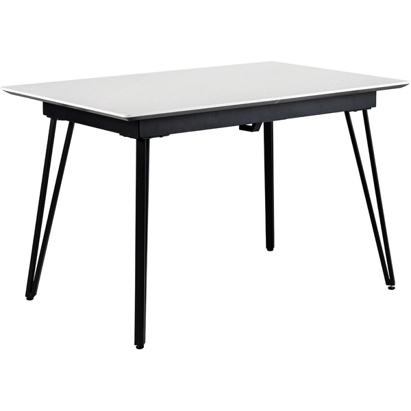 

Стол R-Home Диего раздвижной 120-160 Светлый мрамор/Бабочка, Белый, 4103366h