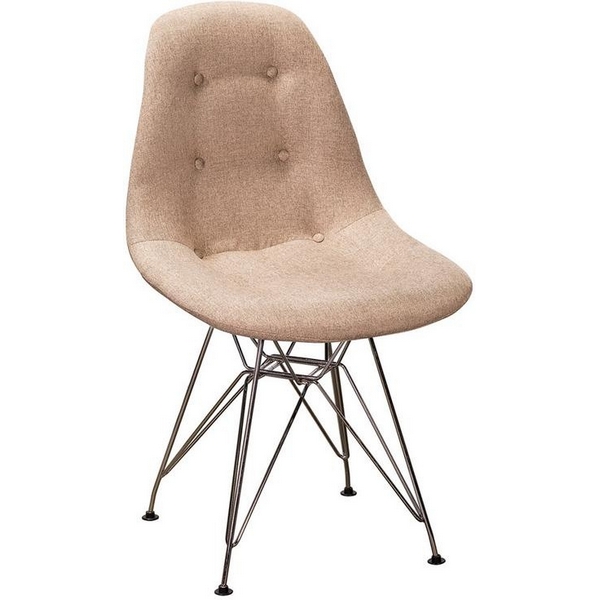 

Стул R-Home Eames CR Сканди Браун, Бежевый, EAMES 8601905HSCR