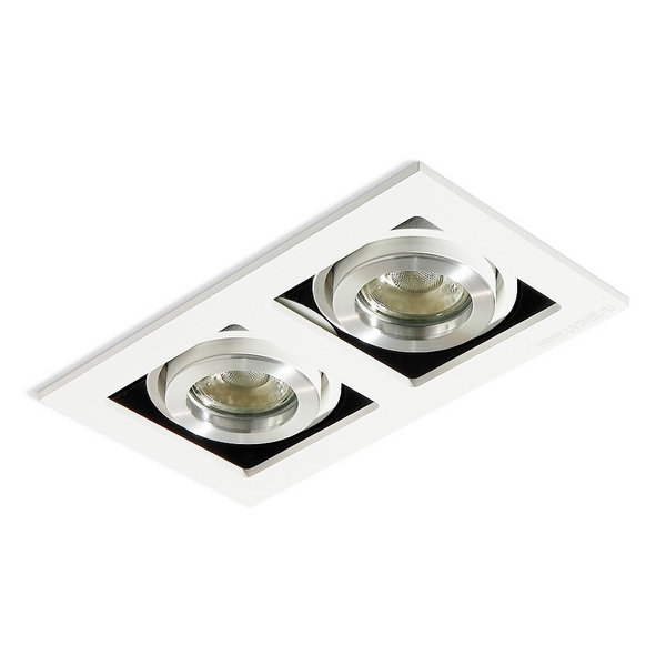 

Встраиваемый светильник White/Aluminium RAUMBERG 107421WhAlu Raumberg, Серый, 107421WhAlu