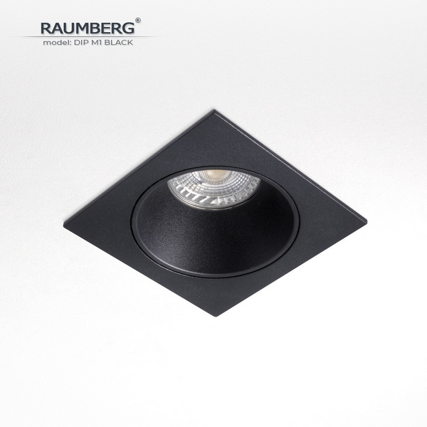 

Встраиваемый светильник Raumberg DIP M1 Black, Черный, DipM1Bk
