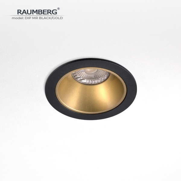 Изображение товара Встраиваемый светильник Raumberg DipMRBk/Gd Изображение товара Встраиваемый светильник Raumberg DipMRBk/Gd
