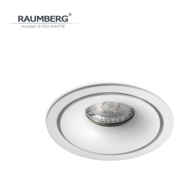 

Встраиваемый светильник Raumberg R100Wh White, Белый, R100Wh