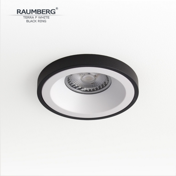 Изображение товара Встраиваемый светильник Raumberg Terra F TerraFWh\Bk White\Black Изображение товара Встраиваемый светильник Raumberg Terra F TerraFWh\Bk White\Black