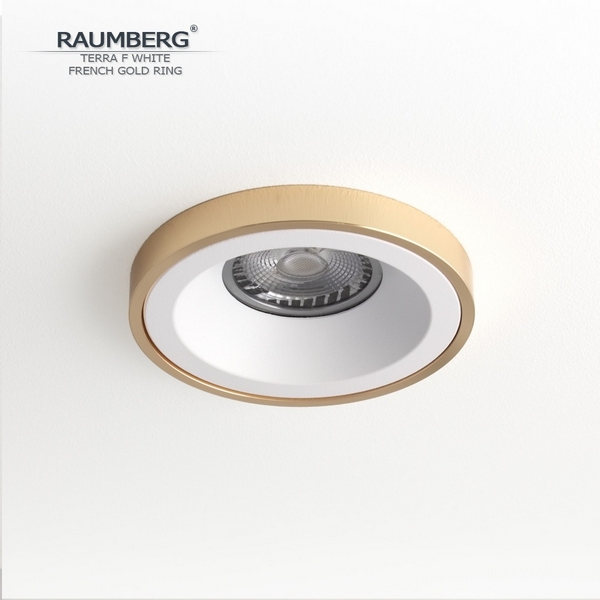 Изображение товара Встраиваемый светильник Raumberg Terra F TerraFWh\FGd White\French Gold Изображение товара Встраиваемый светильник Raumberg Terra F TerraFWh\FGd White\French Gold