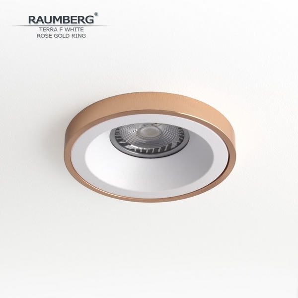 

Встраиваемый светильник Raumberg Terra F TerraFWh\RGd White\Rose Gold, Белый, Terra F TerraFWh\RGd