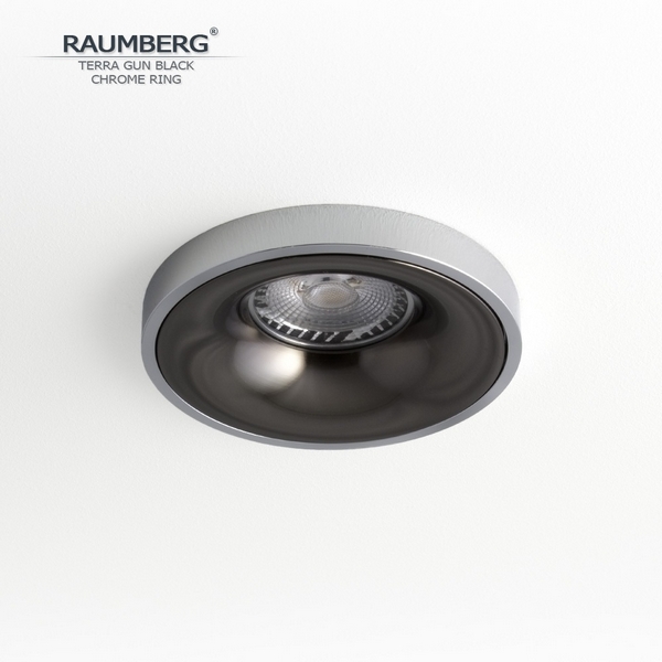 

Встраиваемый светильник Raumberg TerraGBk\Ch Gun Black\Chrome, Черный, Terra TerraGBk\Ch