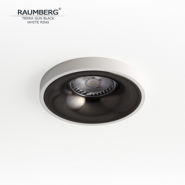 

Встраиваемый светильник Raumberg TerraGBk\Wh Gun Black\White, Черный, Terra TerraGBk\Wh