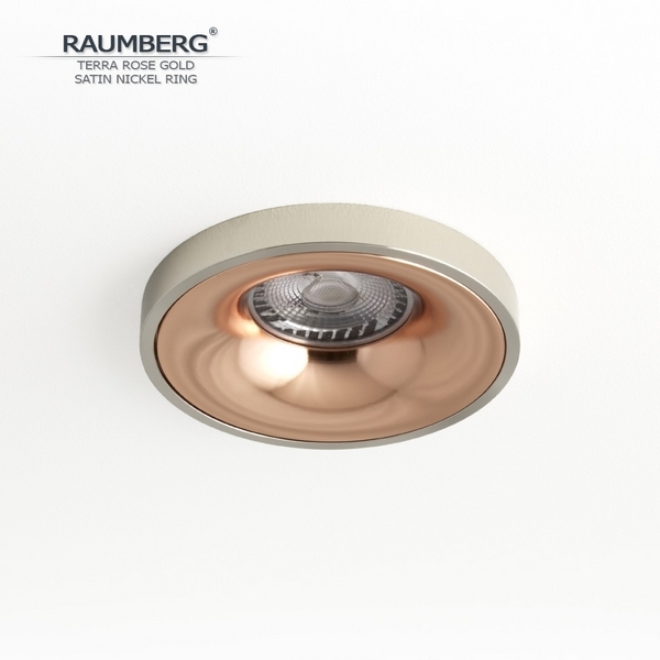 Изображение товара Встраиваемый светильник Raumberg TerraRGd\SNi Rose Gold\Satin Nickel Изображение товара Встраиваемый светильник Raumberg TerraRGd\SNi Rose Gold\Satin Nickel