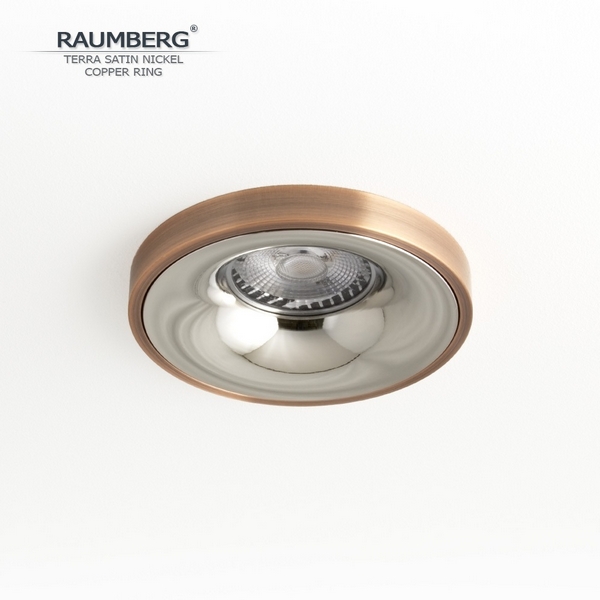 

Встраиваемый светильник Raumberg TerraSNi\Copper Satin Nickel\Copper, Никель, Terra TerraSNi\Copper