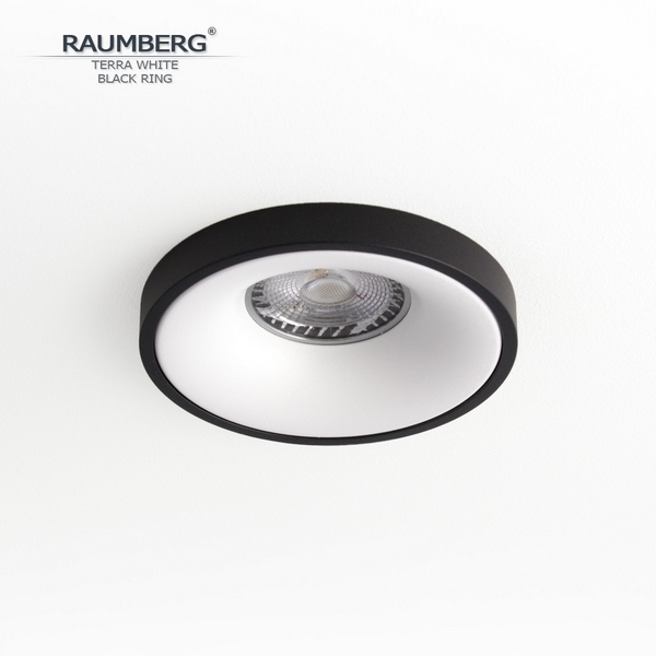Изображение товара Встраиваемый светильник Raumberg TerraWh\Bk White\Black Изображение товара Встраиваемый светильник Raumberg TerraWh\Bk White\Black